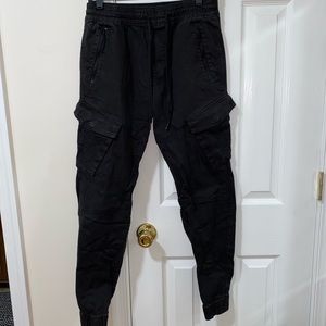Black Hollister Cargo Pants